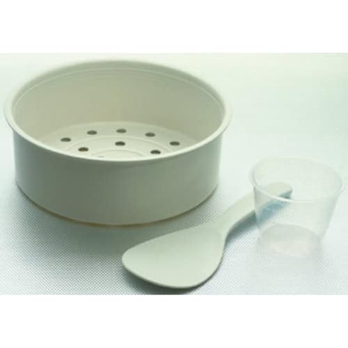 Tiger 10-Cup Uncooked Rice Cooker and Warmer with Steam Basket, Floral White
| Tiger 10-Cup Rice Cooker and Warmer Flor