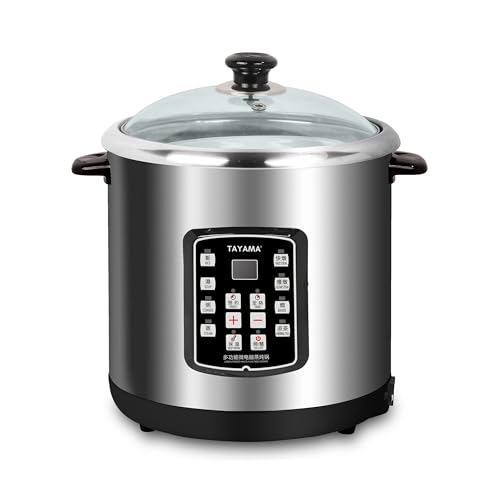 TAYAMA TSP-1000 Stainless Steel 8-in-1 Multi-Functional Electric Stew Cooker 10 Liter for Large Families
| TAYAMA TSP-1