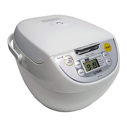 White Tiger JBV-S18U Microcomputer Controlled 4-in-1 Rice Cooker for Family
| Tiger JBV-S18U 10-Cup Smart Microwave Pre