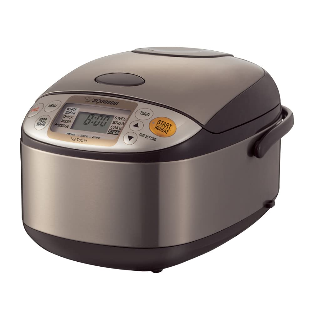 Zojirushi Micom Rice Cooker and Warmer 5-1/2 Cup (Uncooked) for Everyday Use, Easy Cook Function, 1.0-Liter Capacity