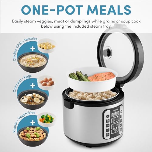 AROMA® Professional Digital Rice Cooker, Steamer, and Slow Cooker for Home Cooking
| Aroma Housewares 20-Cup Digital Ri